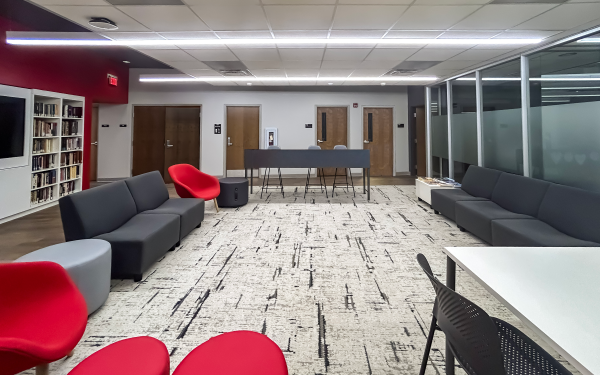 Lounge within the Community Extension Center 