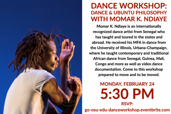 Momar K. Ndiaye AAASCEC Dance Workshop